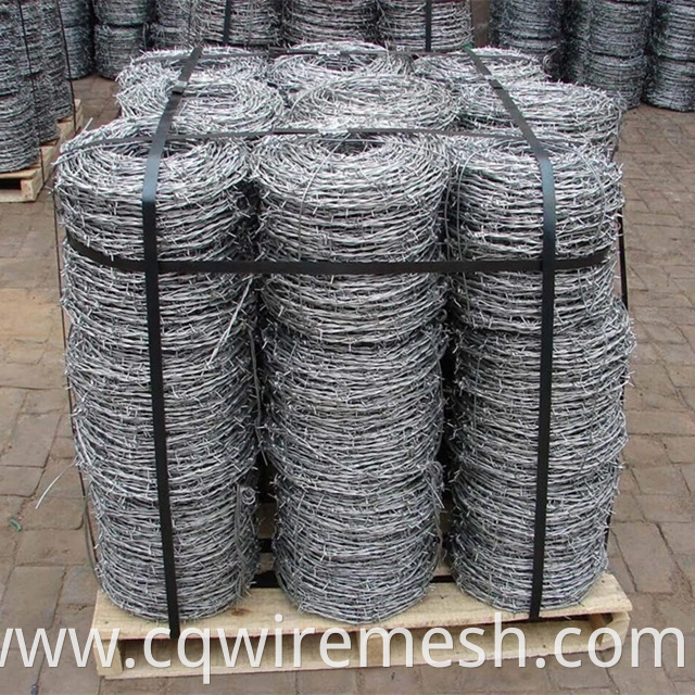 Factory Supply Hot Dipped Barb Wire Razor Galvanized Razor Anti-Rust Barbed Wire Fence Farm Fence